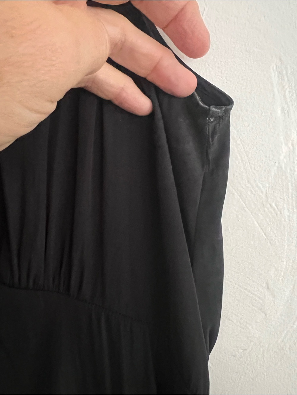 Black Sleeveless Ruffle-Trim Dress XL - Picture 6 of 6